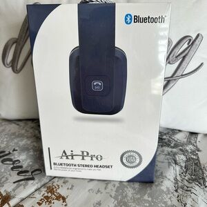 Bluetooth Stereo Headset - Navy Blue
